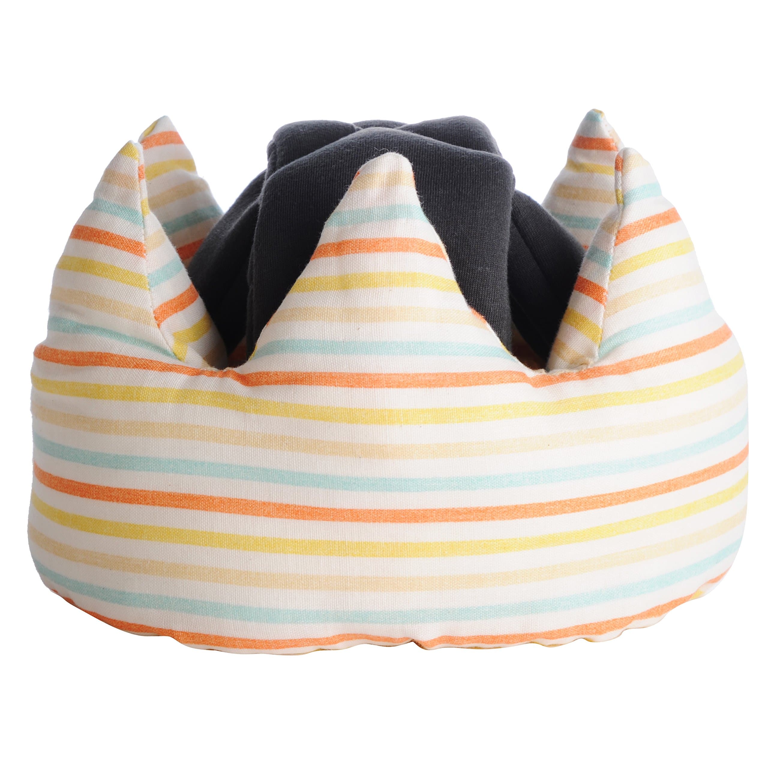 Angerolux Crown Baby Helmet for Crawling and Toddling Yellow Border Made in Japan