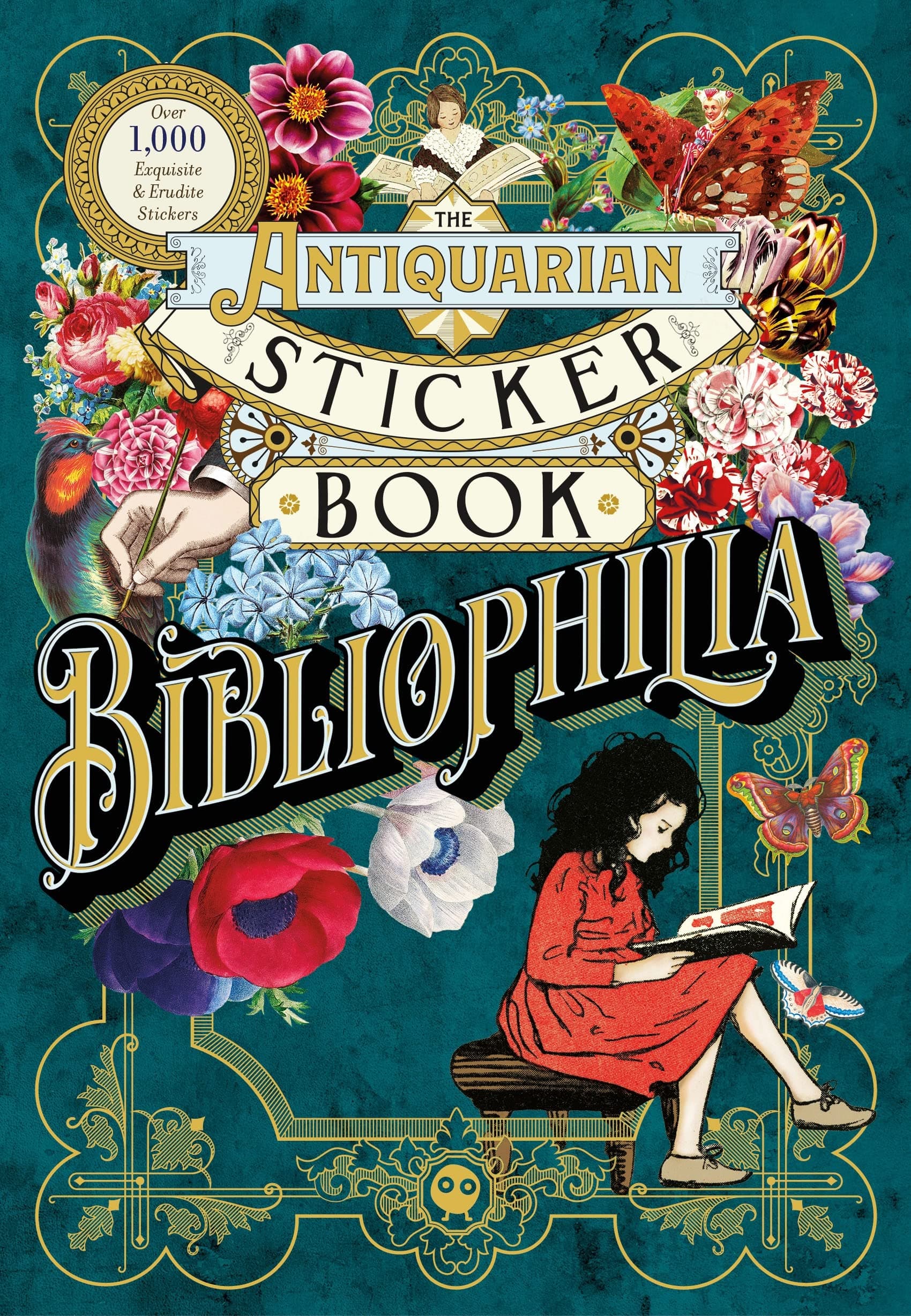 The Antiquarian Sticker Book: Bibliophilia: Over 1,000 Exquisite & Erudite Stickers