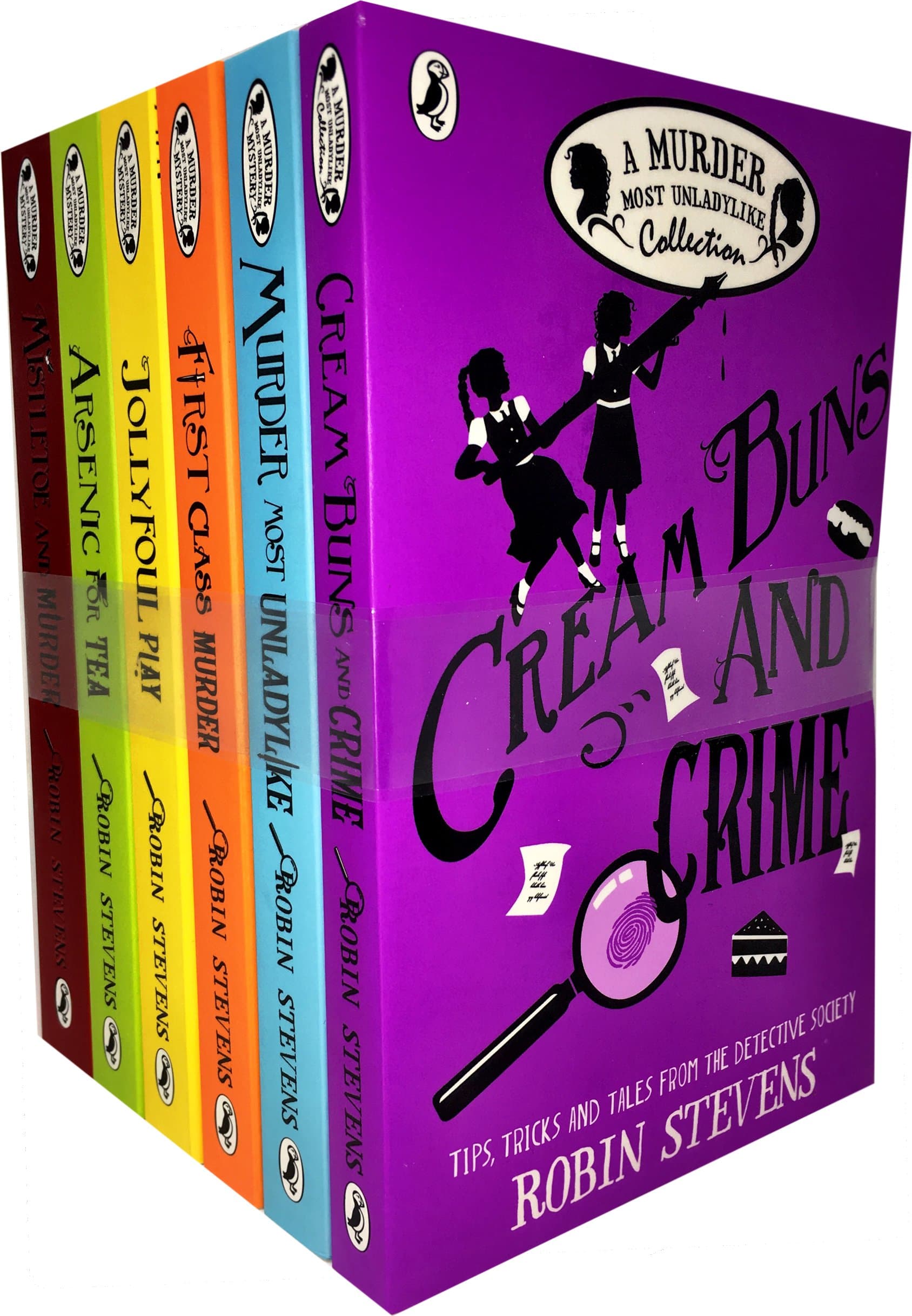 Robin Stevens A Murder Most Unladylike Mystery Collection 6 Books Set (Cream Buns and Crime, Murder Most Unladylike, First Class Murder) Paperback – 1 Jan. 2018