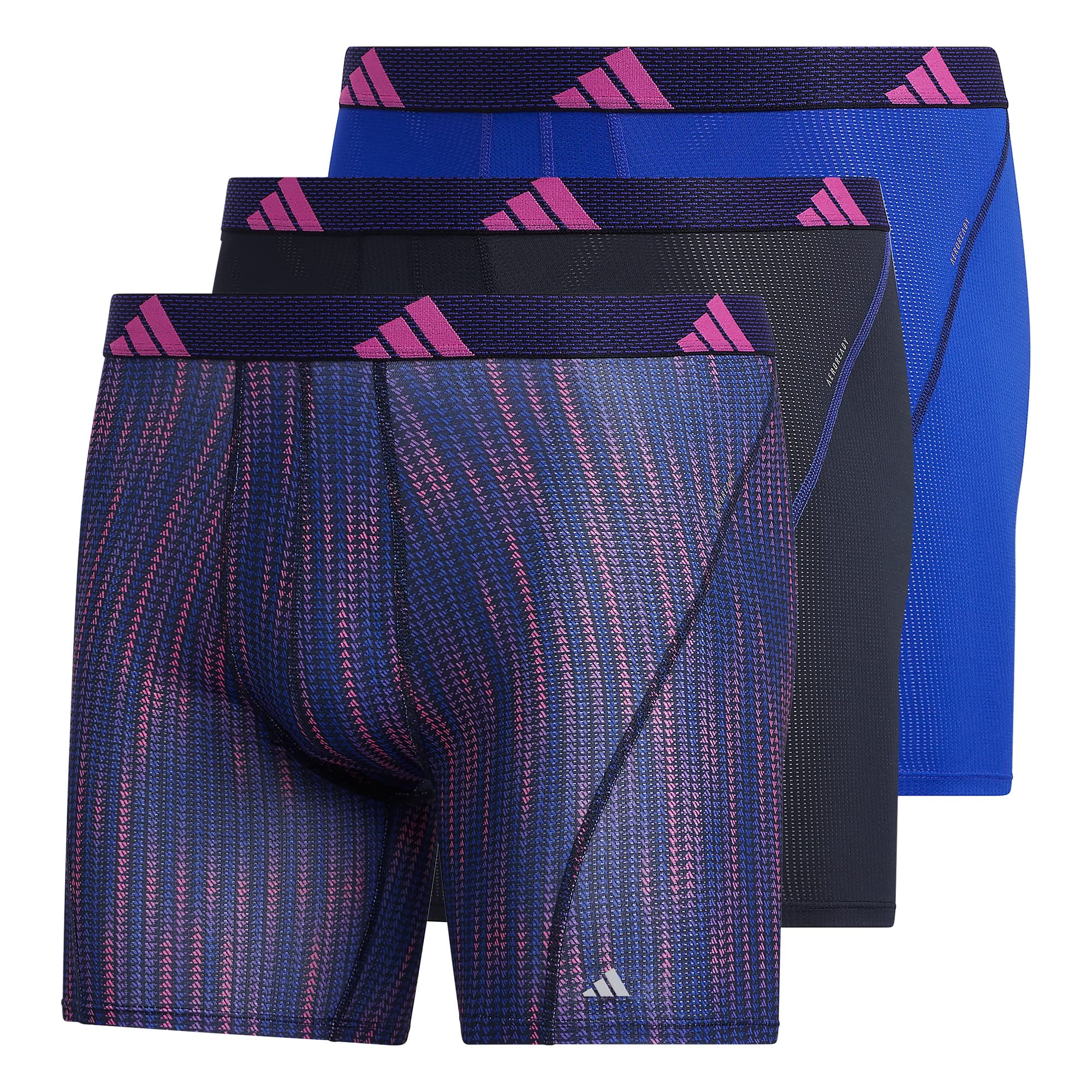 adidas Mens Sport Performance Mesh Boxer Brief Underwear (3-Pack) DISCONTINUED