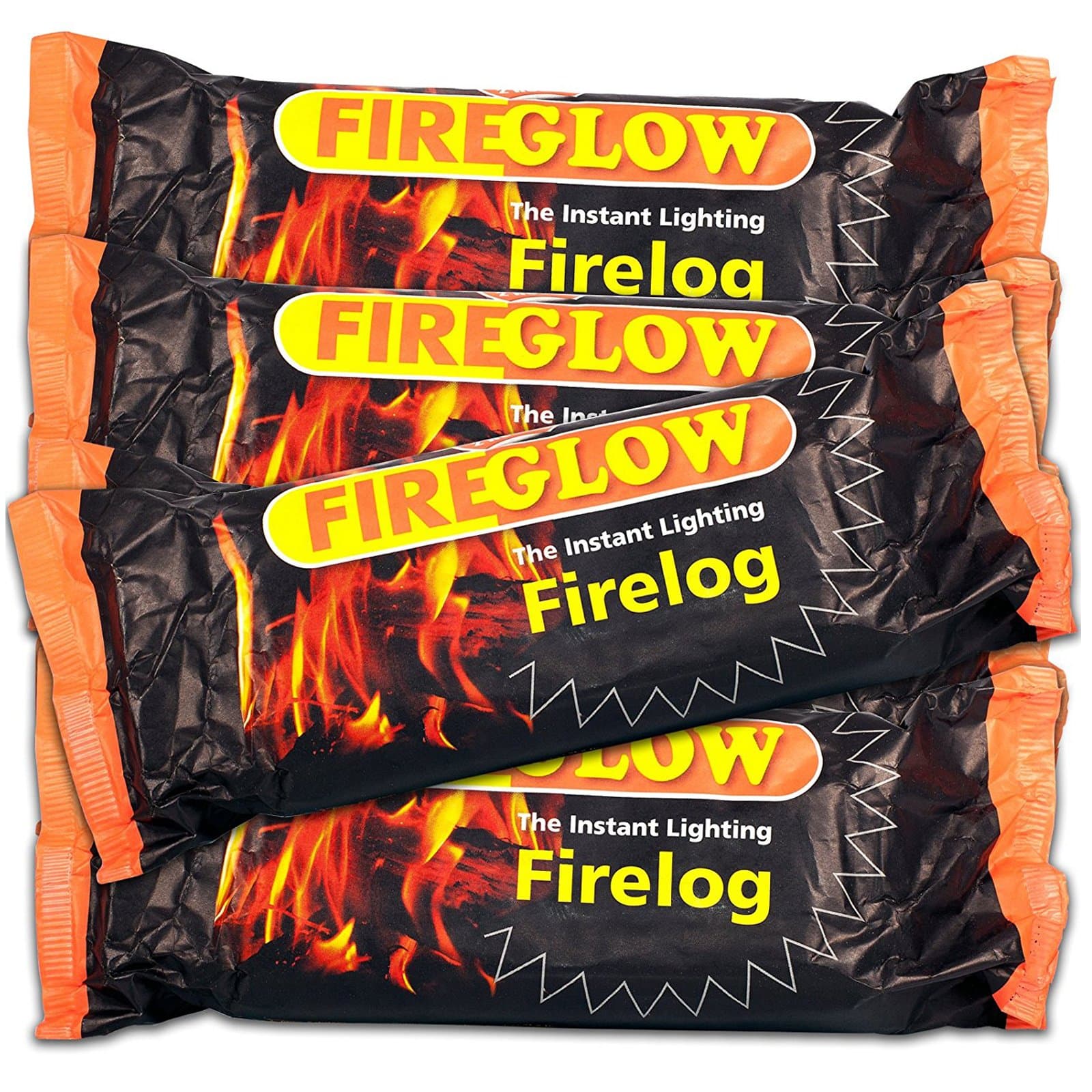FIREGLOW90 x The Instant Lighting Firelog Burns for up to 2 Hours