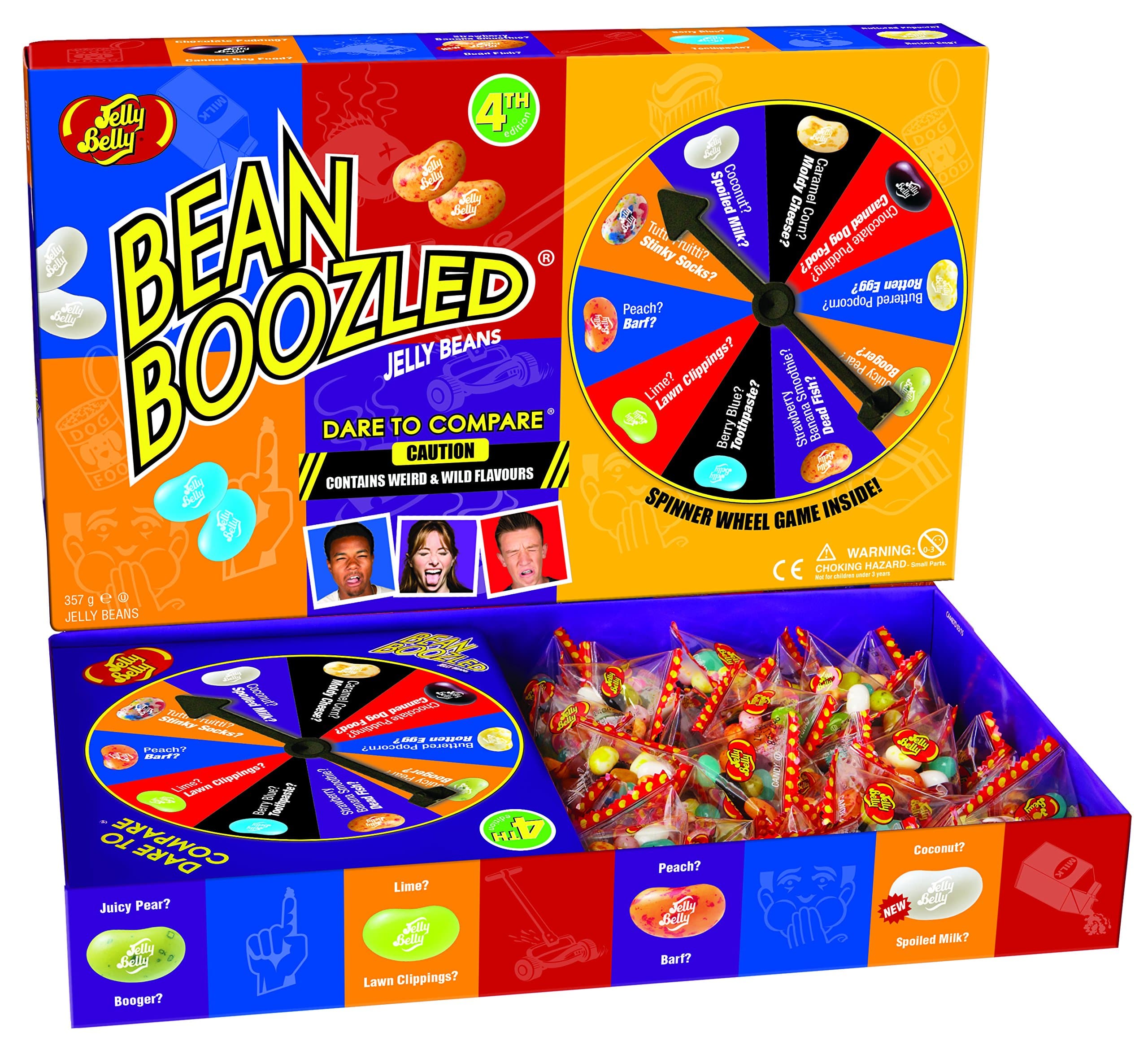 Bean Boozled JUMBO Spinner 4th Edition Jelly Belly Beans 357G